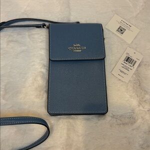 Coach Slate Blue Crossbody Purse
